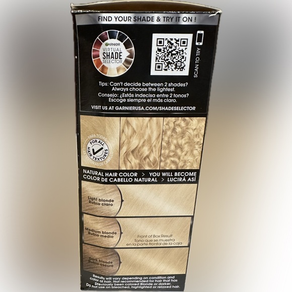 GARNIER OLIA 10.0 VERY LIGHT BLONDE OIL POWERED PERMANENT HAIR COLOR HIGHLIGHTS - Picture 4 of 6